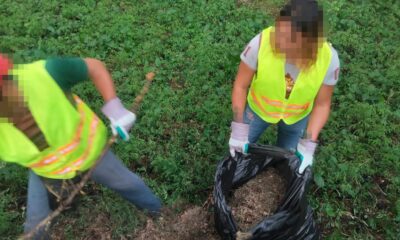 CIUDADANOS REALIZAN LABOR SOCIAL EN LA ESCÉNICA