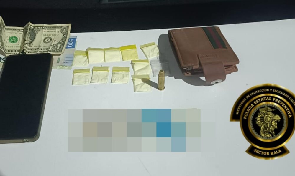 SPSC ASEGURA A SUJETO EN LA CAPITAL DEL ESTADO