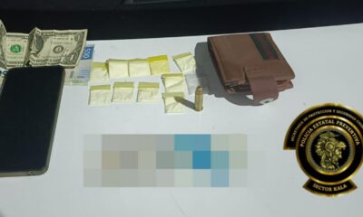 SPSC ASEGURA A SUJETO EN LA CAPITAL DEL ESTADO