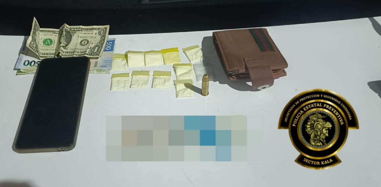 SPSC ASEGURA A SUJETO EN LA CAPITAL DEL ESTADO