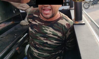 SPSC ASEGURA A CUATRO SUJETOS EN LA CAPITAL DEL ESTADO