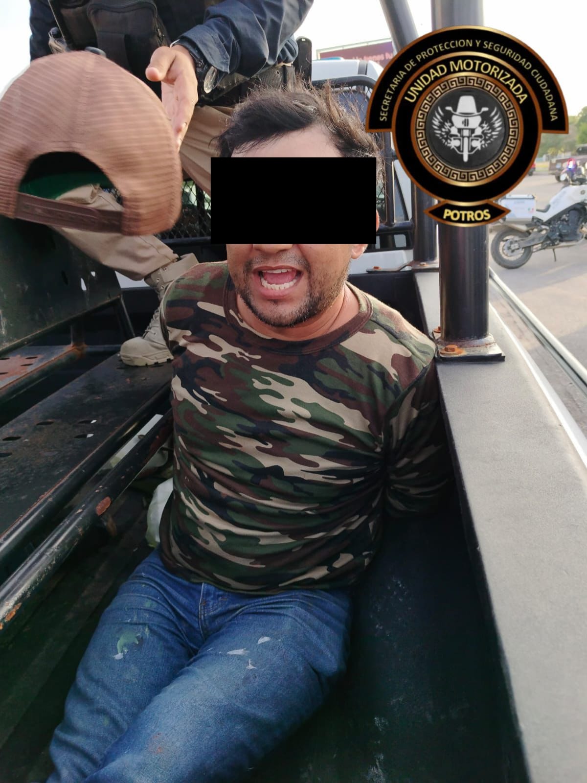 SPSC ASEGURA A CUATRO SUJETOS EN LA CAPITAL DEL ESTADO