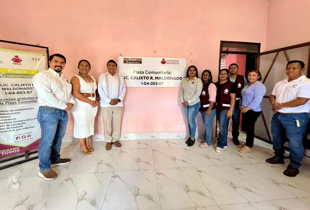 SE REUBICARÁ EN SABANCUY PLAZA COMUNITARIA DEL IEEA PARA UN MEJOR SERVICIO
