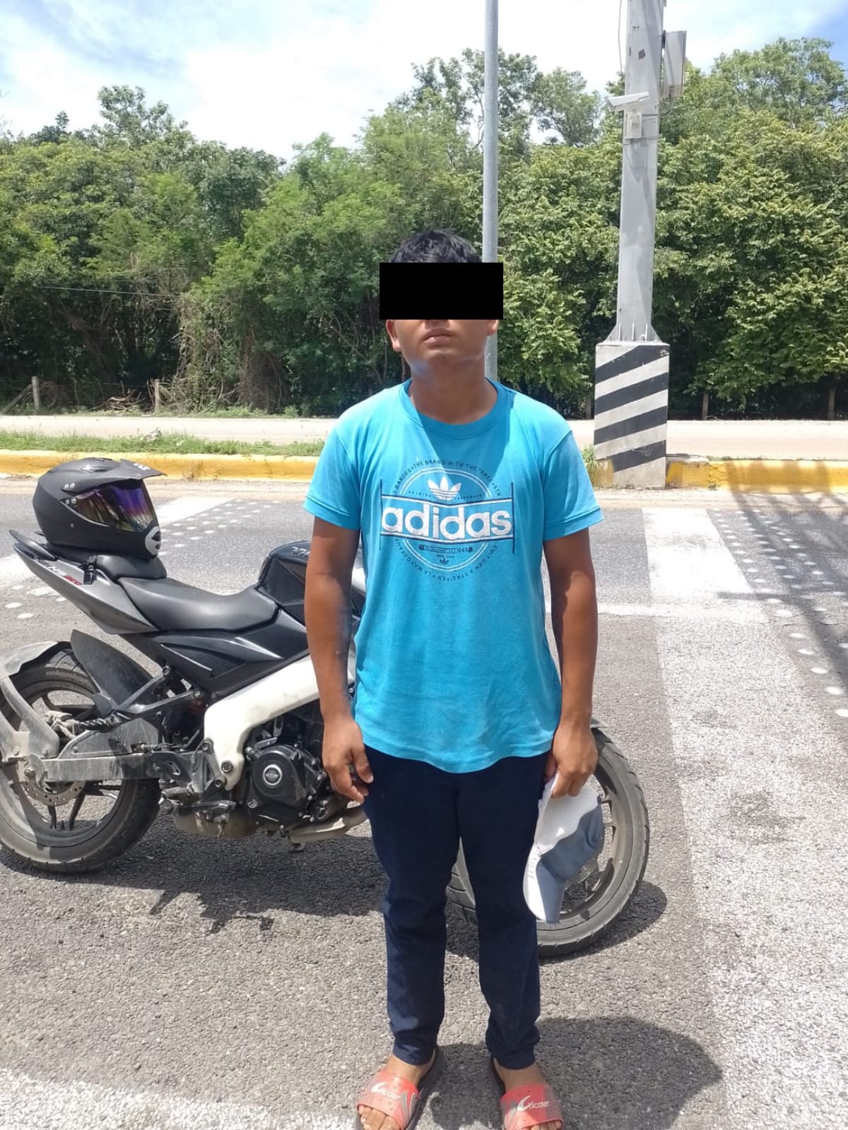 SPSC ASEGURA A SUJETO EN LA CAPITAL DEL ESTADO