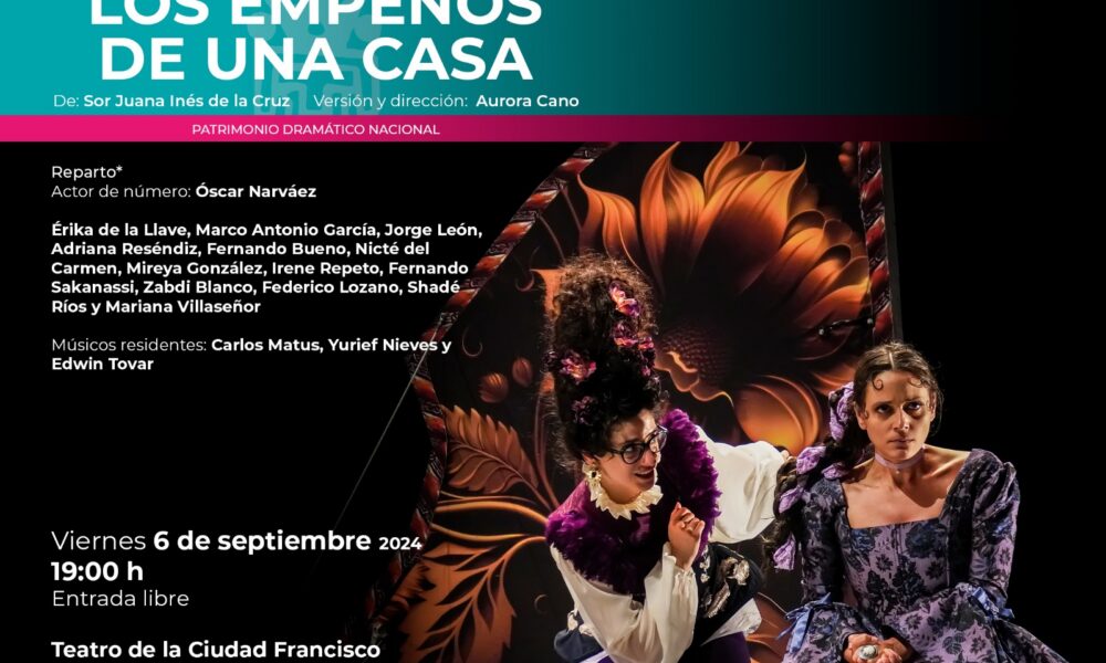 DURANTE EL PRIMER FIN DE SEMANA DE SEPTIEMBRE, LA COMPAÑÍA NACIONAL DE TEATRO SE PRESENTARÁ EN CAMPECHE CON TRES PUESTAS EN ESCENA
