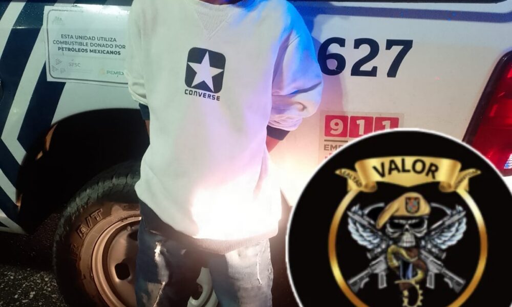 SPSC ASEGURA A SUJETO EN CARMEN