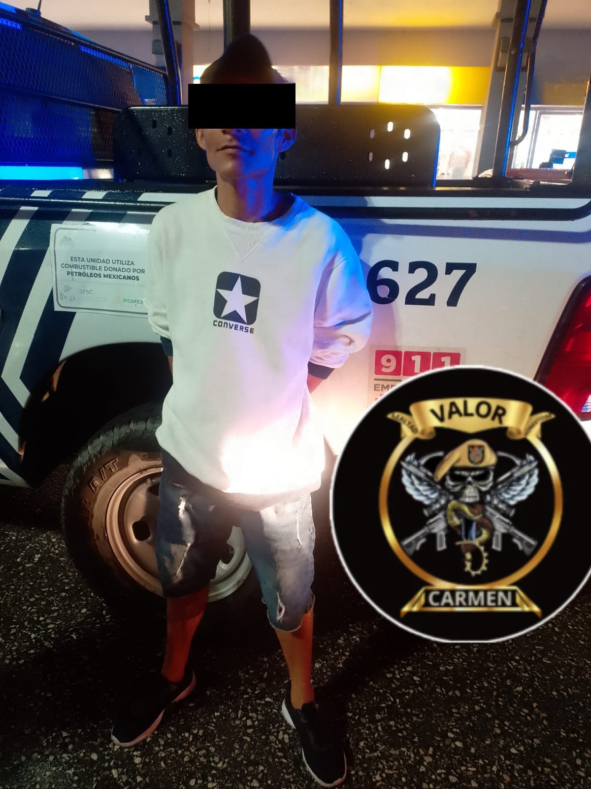 SPSC ASEGURA A SUJETO EN CARMEN
