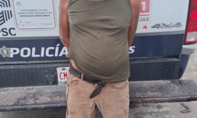 SPSC ASEGURA A SUJETO EN EL MUNICIPIO DE CARMEN