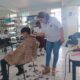SE REALIZA CORTES DE CABELLO A LOS ALUMNOS DEL CONALEP