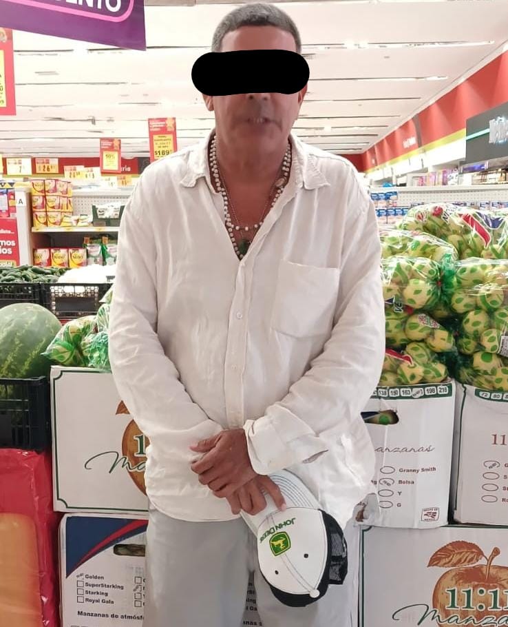 SPSC ASEGURA A SUJETO EN SUPERMERCADO DE LA CIUDAD CAPITAL