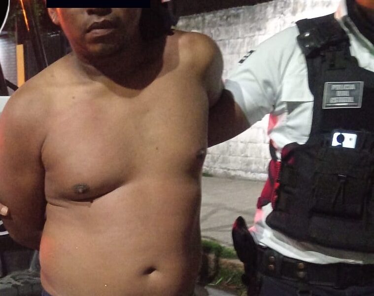 SPSC ASEGURA A SUJETO EN EL MUNICIPIO DE CARMEN