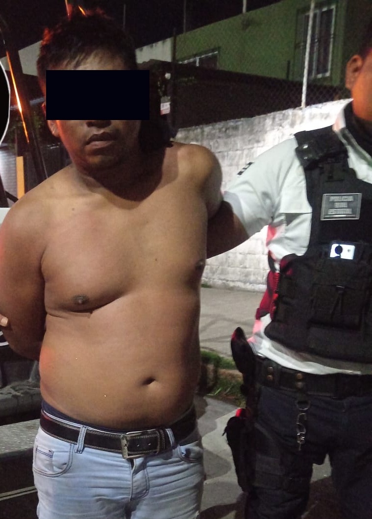 SPSC ASEGURA A SUJETO EN EL MUNICIPIO DE CARMEN
