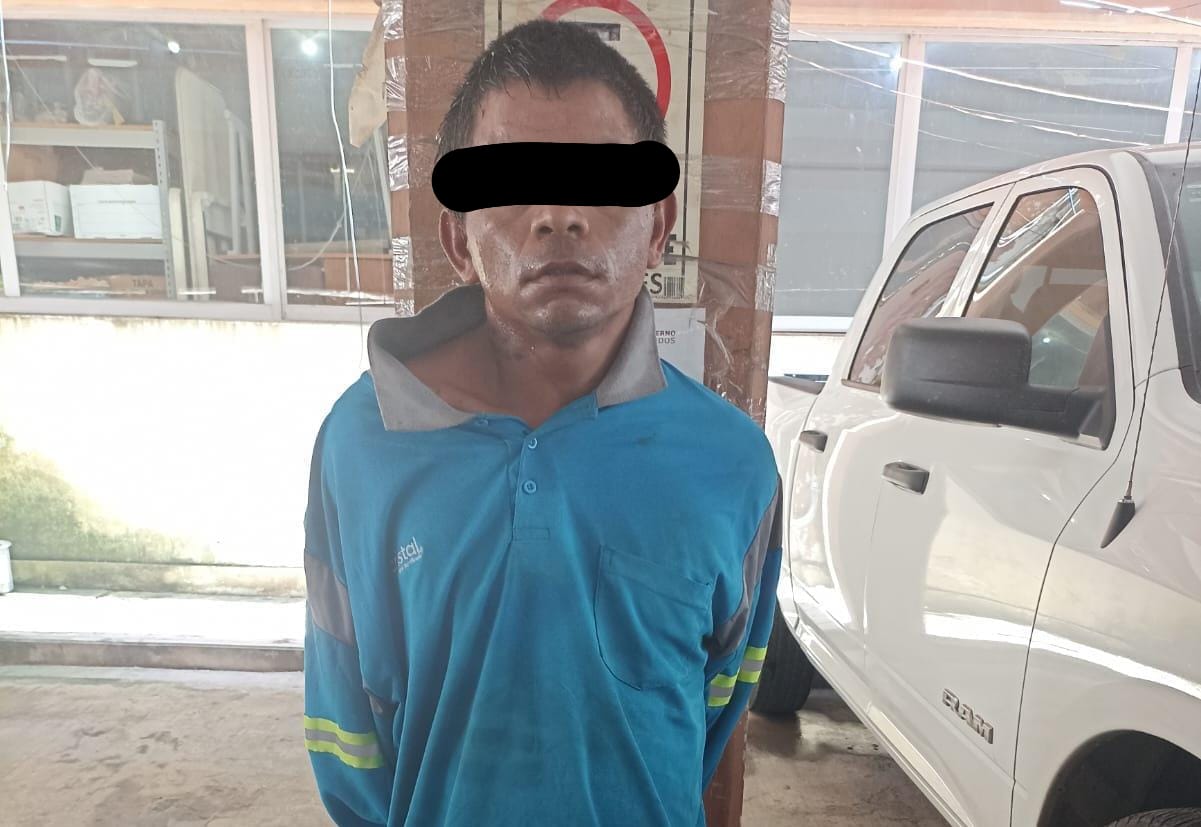 SPSC ASEGURA A SUJETO EN EL MUNICIPIO DE CARMEN