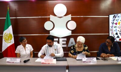 FIRMA CONVENIO DE COLABORACIÓN IEEA CAMPECHE Y CECYTEC CONTRA EL REZAGO EDUCATIVO EN EL ESTADO
