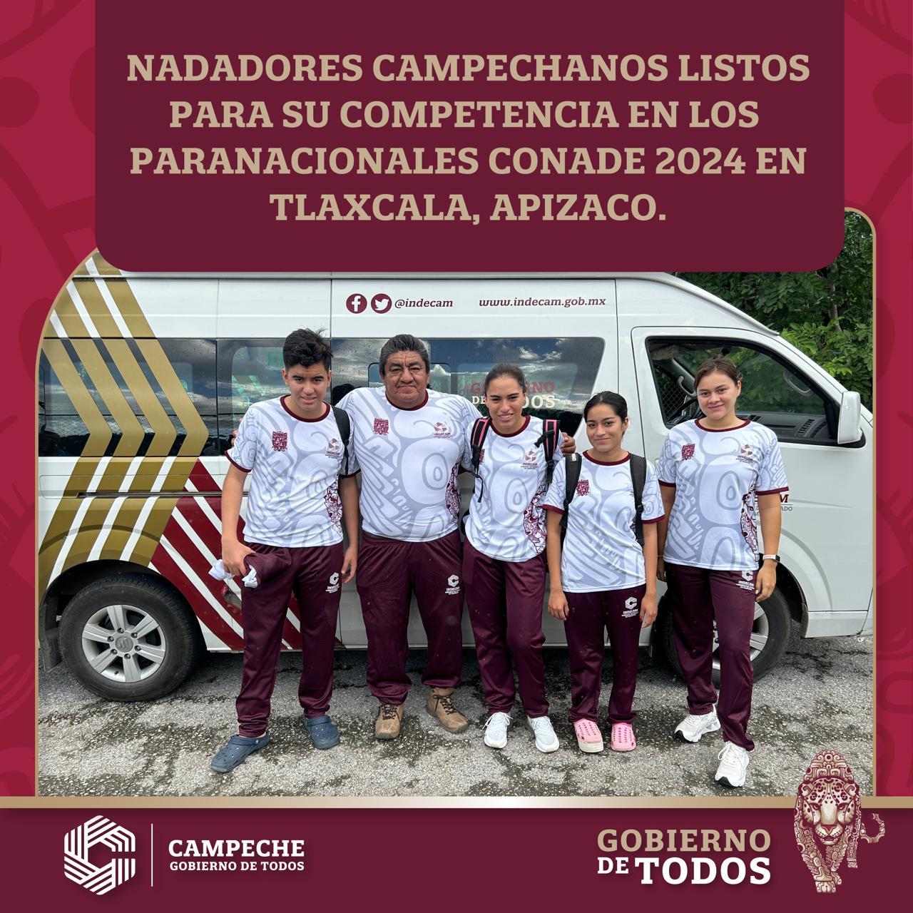 PARATLETAS CAMPECHANOS LISTOS PARA LOS PARANACIONALES CONADE 2024 EN TLAXCALA