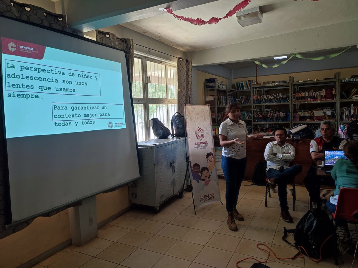 LA SE SIPINNA REALIZA CAPACITACIÓN A DOCENTES EN LA TEMÁTICA DE CRIANZA POSITIVA EN TELESECUNDARIA DEL ESTADO DE CAMPECHE