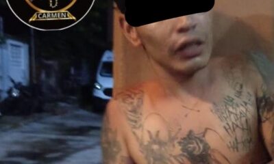 SPSC ASEGURA A SUJETO EN EL MUNICIPIO DE CARMEN