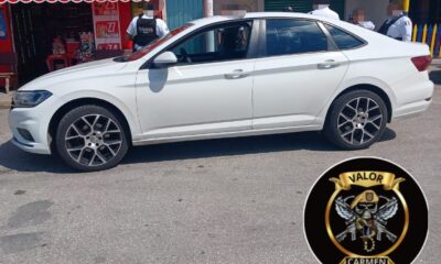 SPSC RECUPERA VEHÍCULO CON REPORTE DE ROBO EN CARMEN
