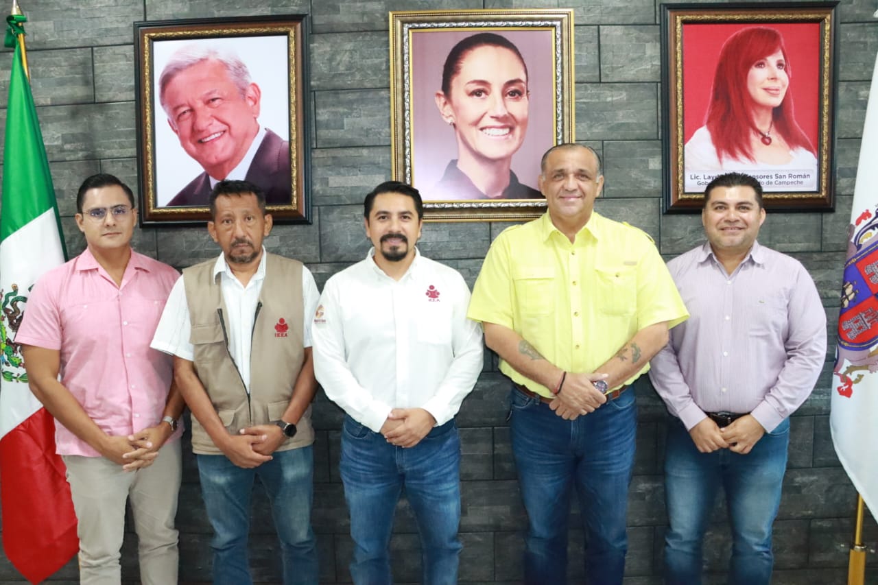 SOSTIENE REUNIÓN DE TRABAJO IEEA CON EDIL DE ESCÁRCEGA, PARA SUMAR ESFUERZOS Y ABATIR EL REZAGO EDUCATIVO