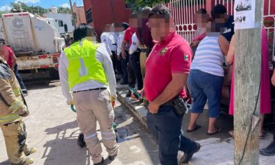 SPSC RESCATA A FAMILIA EN VIVIENDA INCENDIADA EN KALÁ