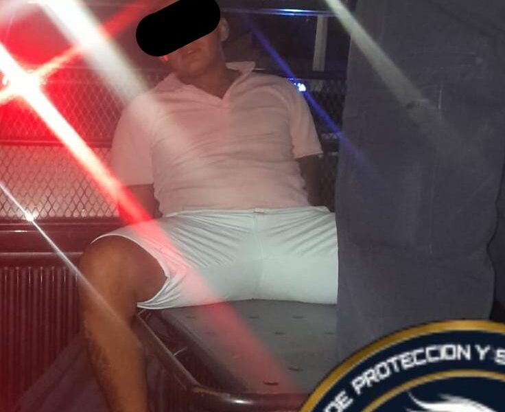 SPSC ASEGURA A SUJETO POR PRESUNTA VIOLENCIA FAMILIAR EN LA CAPITAL DEL ESTADO