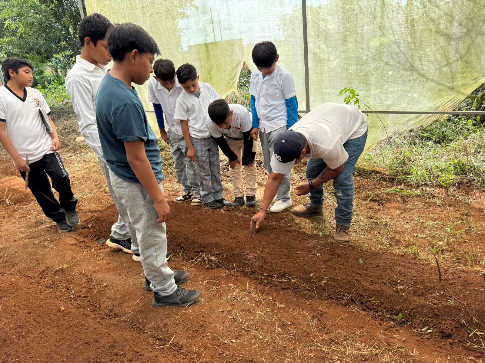 INSTALACIÓN DE HUERTO URBANO EN TELESECUNDARIA DE CHENCOH