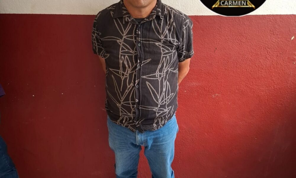 SPSC ASEGURA A TRES PERSONAS EN EL MUNICIPIO DE CARMEN