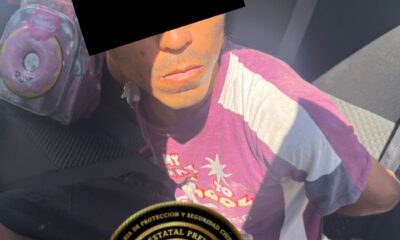 SPSC ASEGURA A SUJETO EN LA CAPITAL DEL ESTADO