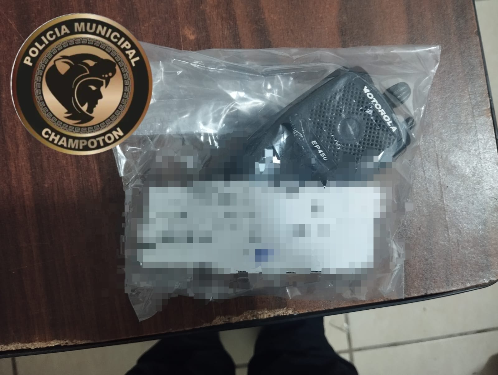 POLICÍA MUNICIPAL DE CHAMPOTÓN ASEGURA A SUJETO
