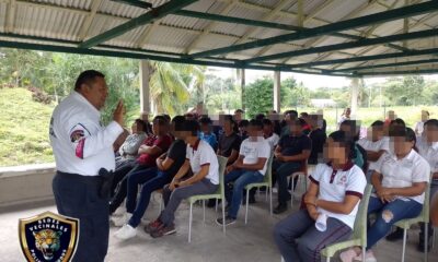 SPSC IMPARTE PLÁTICA SOBRE VIOLENCIA ESCOLAR Y PREVENCIÓN DE ACCIDENTES VIALES EN CALAKMUL