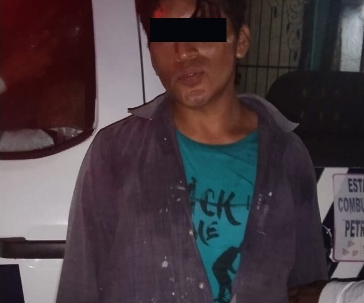 SPSC ASEGURA A SUJETO EN LA CAPITAL DEL ESTADO