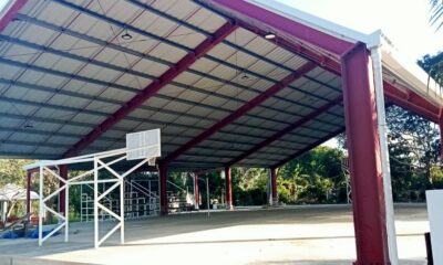 85% DE AVANCE EN CONSTRUCCIÓN DE CANCHA EN CENTAUROS DEL NORTE, CALAKMUL
