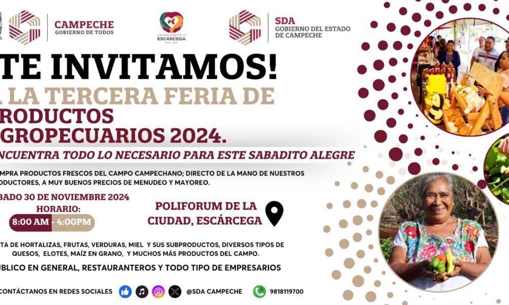 TERCERA EDICIÓN DE LA FERIA DE PRODUCTOS AGROPECUARIOS