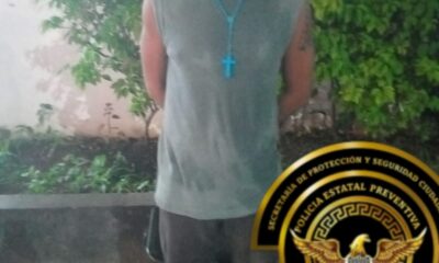 SPSC ASEGURA A SUJETO EN LA CAPITAL DEL ESTADO