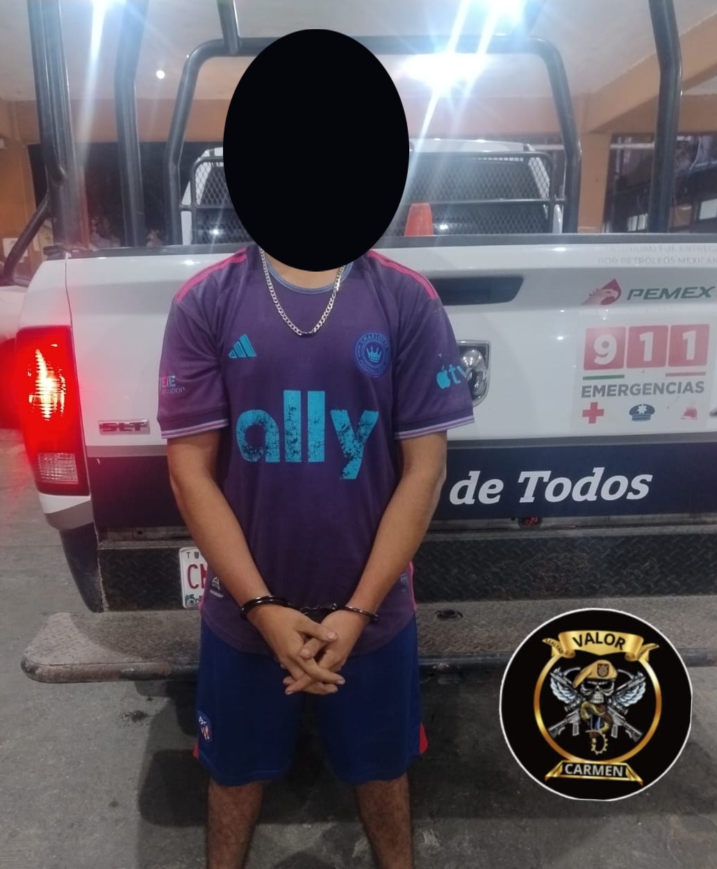 SPSC ASEGURA A MENOR DE EDAD EN EL MUNICIPIO DE CARMEN