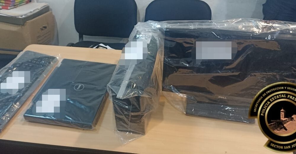 SPSC ASEGURA A SUJETO EN LA CAPITAL DEL ESTADO