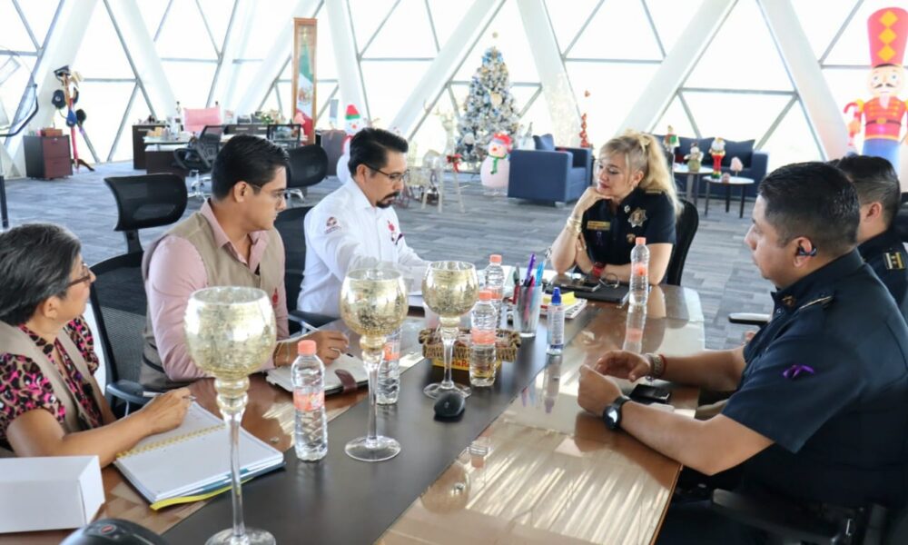 PRESENTA DIRECTOR DEL IEEA SUS PROGRAMAS EDUCATIVOS A LA SECRETARÍA DE PROTECCIÓN Y SEGURIDAD CIUDADANA