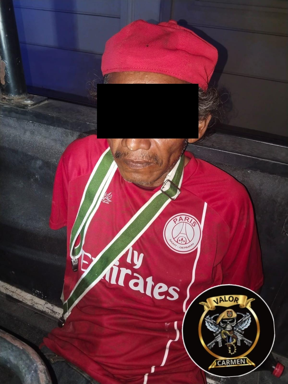 SPSC ASEGURA A UN ADULTO Y UN MENOR DE EDAD EN CARMEN