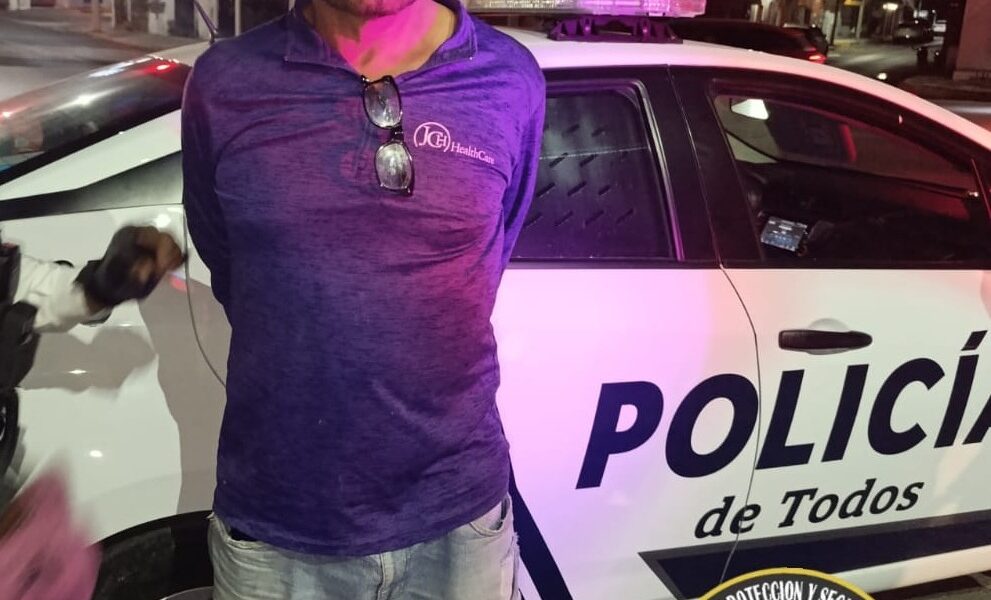 SPSC ASEGURA A SUJETO EN LA CAPITAL DEL ESTADO