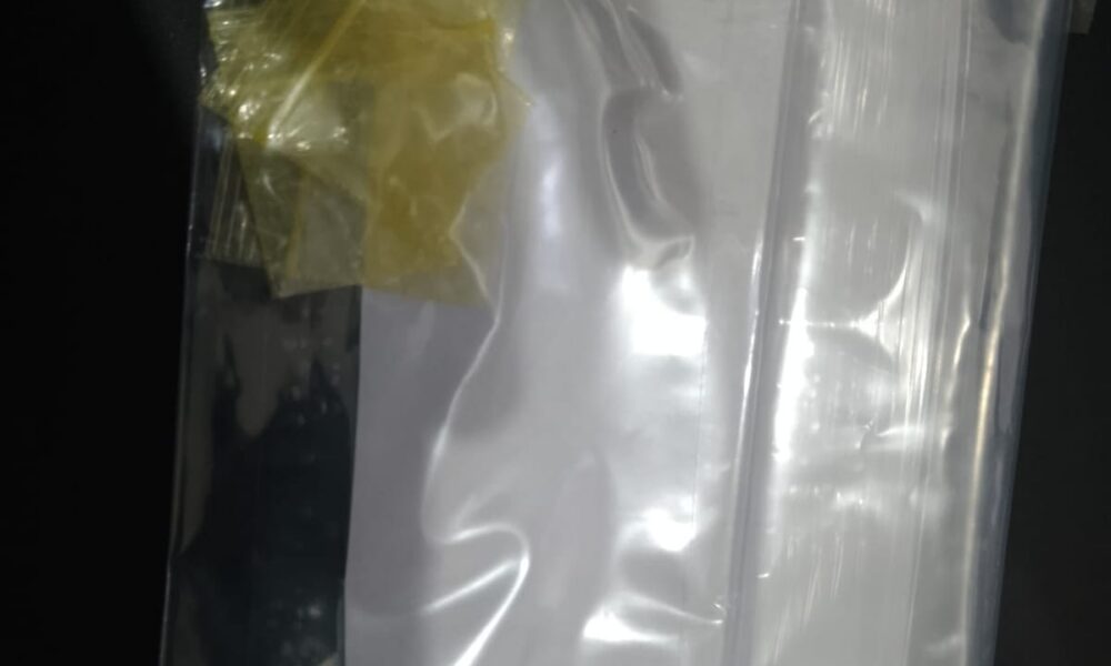 SPSC ASEGURA A DOS PERSONAS EN POSESIÓN DE PRESUNTA DROGA EN LA CAPITAL DEL ESTADO