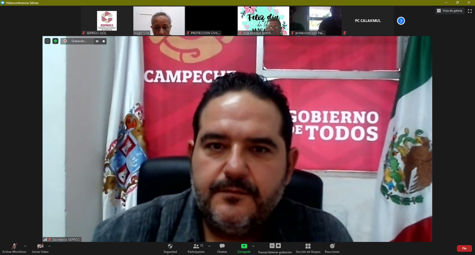 REUNIÓN CON DIRECTORES Y DIRECTORAS DE PROTECCIÓN CIVIL DE LOS MUNICIPIOS