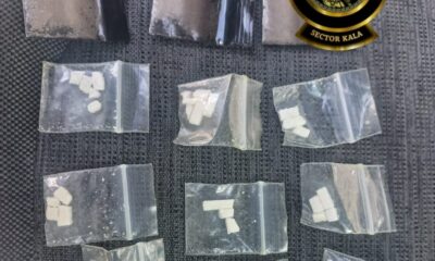 SPSC ASEGURA A SUJETO EN POSESIÓN DE PRESUNTA DROGA EN LA CAPITAL DEL ESTADO