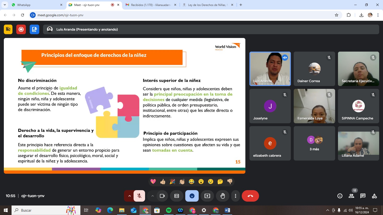 SESIÓN DE SENSIBILIZACIÓN A LAS Y LOS SECRETARIOS EJECUTIVOS DE LOS SISTEMAS MUNICIPALES DE PROTECCIÓN INTEGRAL DE NIÑAS, NIÑOS Y ADOLESCENTES