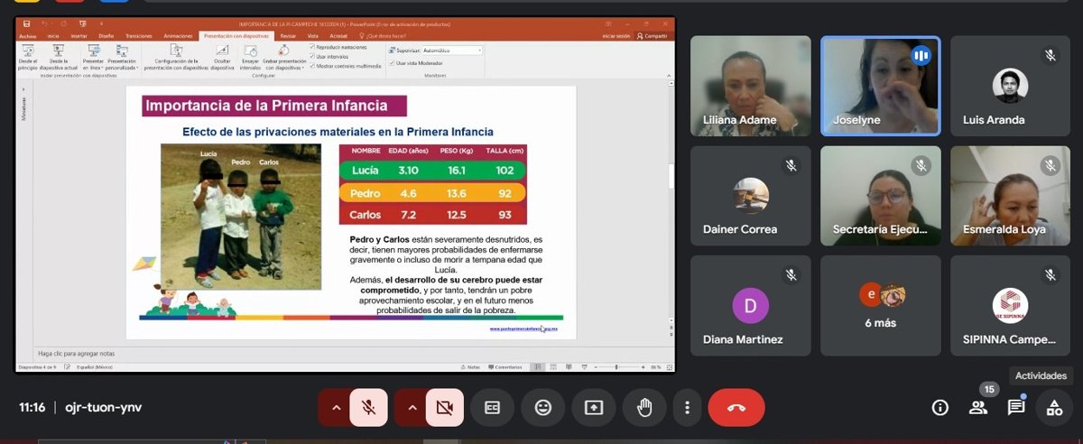 SESIÓN DE SENSIBILIZACIÓN A LAS Y LOS SECRETARIOS EJECUTIVOS DE LOS SISTEMAS MUNICIPALES DE PROTECCIÓN INTEGRAL DE NIÑAS, NIÑOS Y ADOLESCENTES