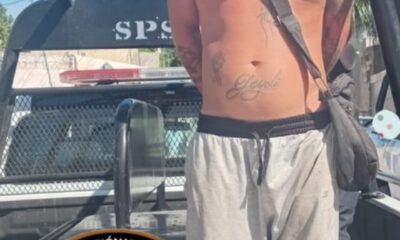 SPSC ASEGURA A SUJETO EN LA CAPITAL DEL ESTADO