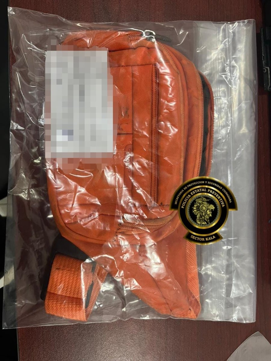 SPSC ASEGURA A SUJETO EN POSESIÓN DE PRESUNTA DROGA EN LA CAPITAL DEL ESTADO