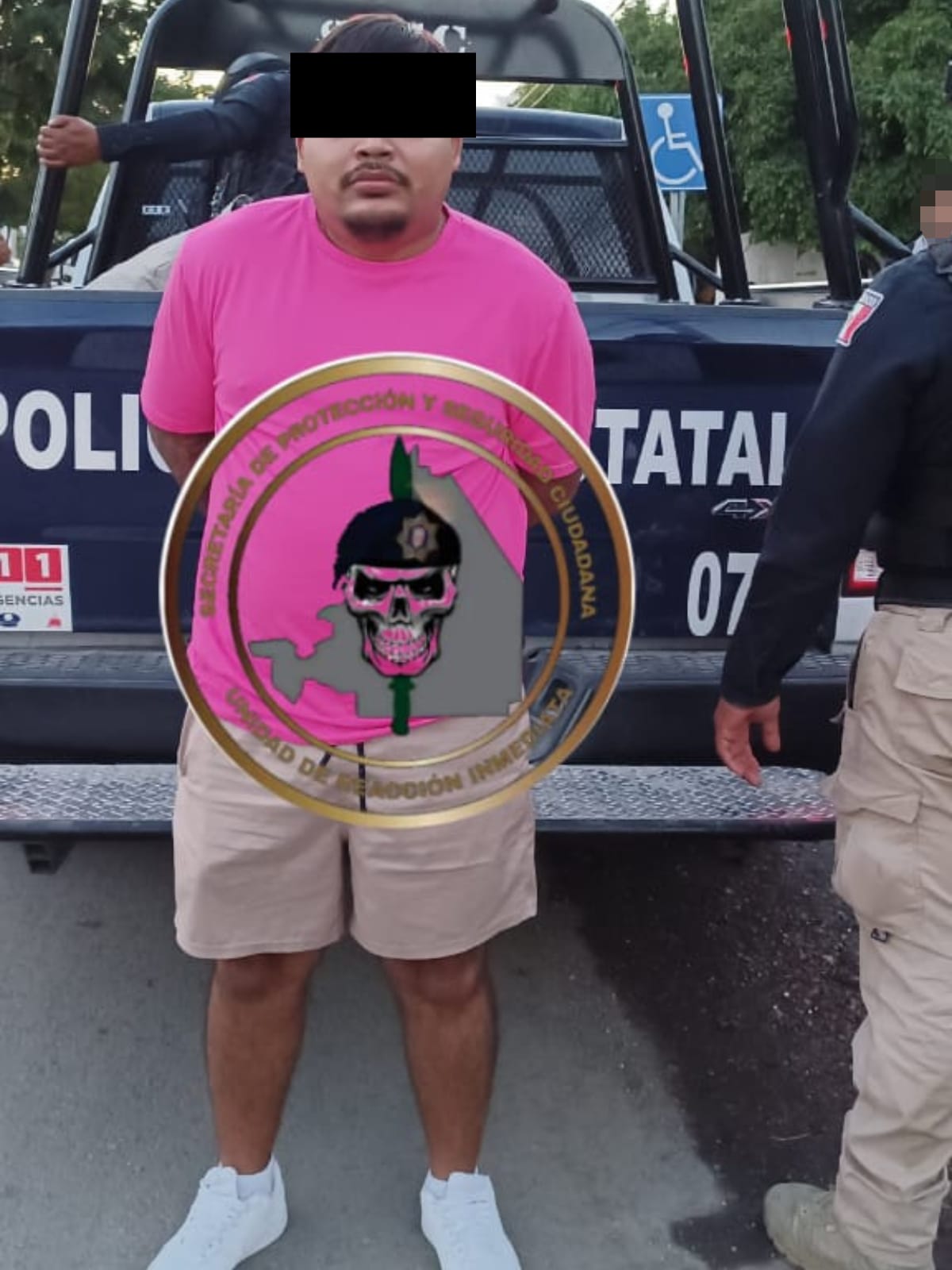 SPSC ASEGURA A SUJETO EN POSESIÓN DE PRESUNTA ARMA DE FUEGO EN LA CAPITAL DEL ESTADO