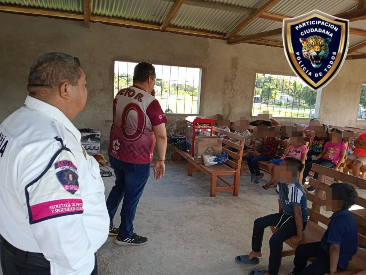 SPSC LLEVA CINE CON VALORES A FAMILIAS DE CANDELARIA