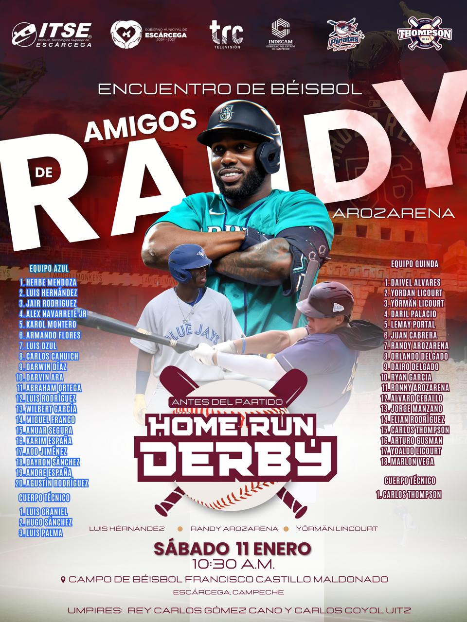 INVITAN A JUEGO ESTELAR DE BÉISBOL EN ESCÁRCEGA