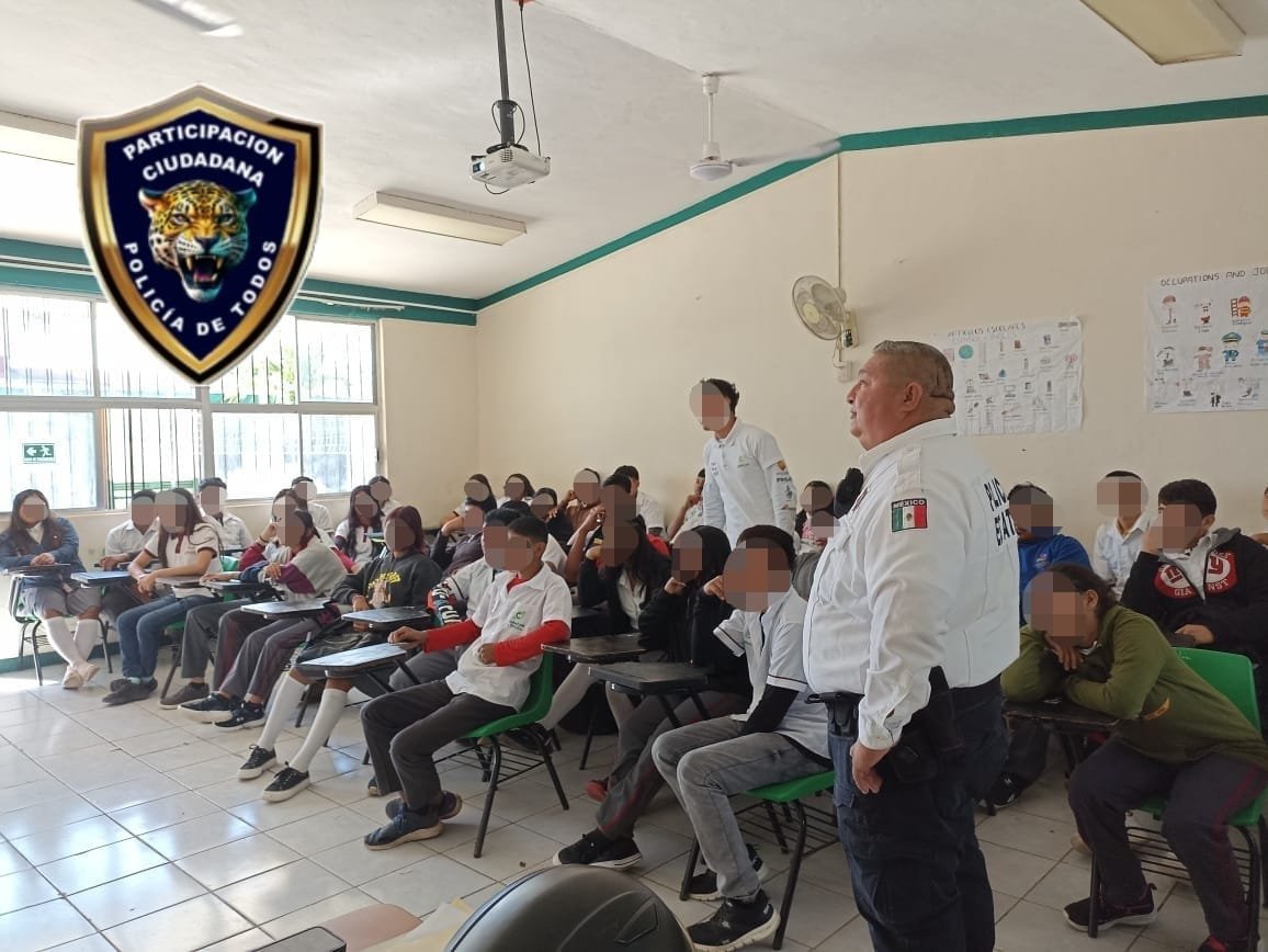 SPSC IMPARTE PLÁTICA SOBRE PREVENCIÓN DE HECHOS DE TRÁNSITO A ESTUDIANTES DE CANDELARIA
